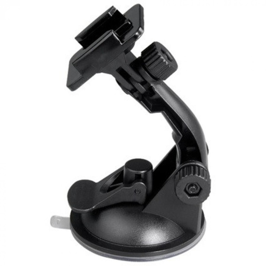 Suction Cup Mobil dengan Mount Flat untuk Kamera Aksi - Black