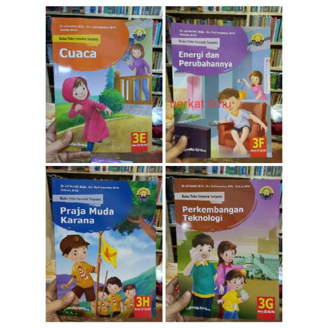 Buku teks tematik terpadu kelas 3 EFGH SD