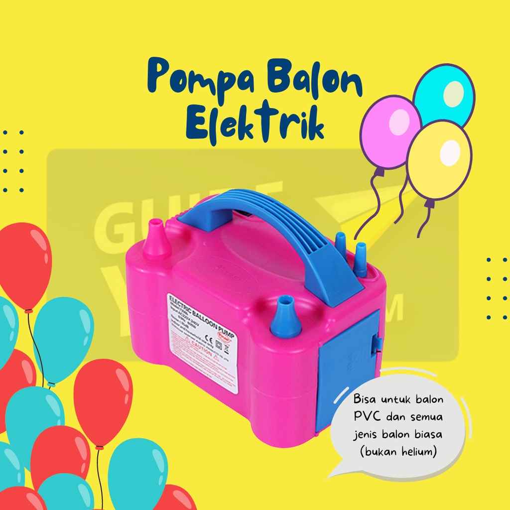 Pompa Balon Elektrik Listrik Electric Balloon Pump [READY STOCK]