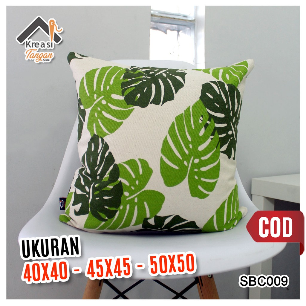 SARUNG BANTAL SOFA CANVAS 40x40, 45x45, 50x50 SBC012 SBC009