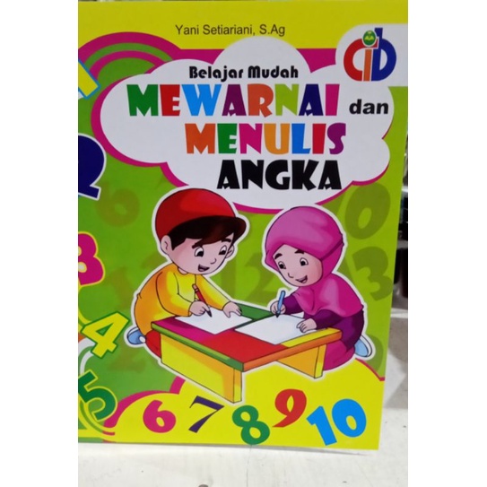 Belajar mudah mewarnai dan Menulis Angka