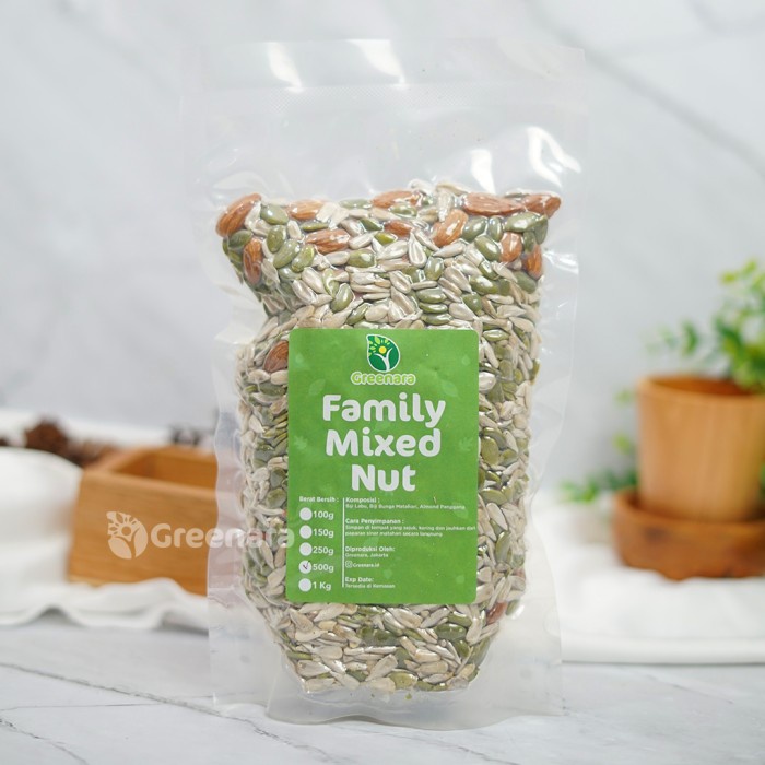 

q20w1q1qw Family Mixed Nuts 500Gr / Almond / Sunflower Seed / Pumpkin Seed Dscscv