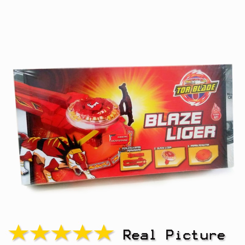 TOR BLADE GASING PETARUNG FULL SET ORI BLAZE LIGER|MAINAN ANAK COWOK