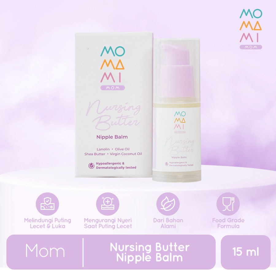 MOMAMI NURSING BUTTER NIPPLE BALM 15ML