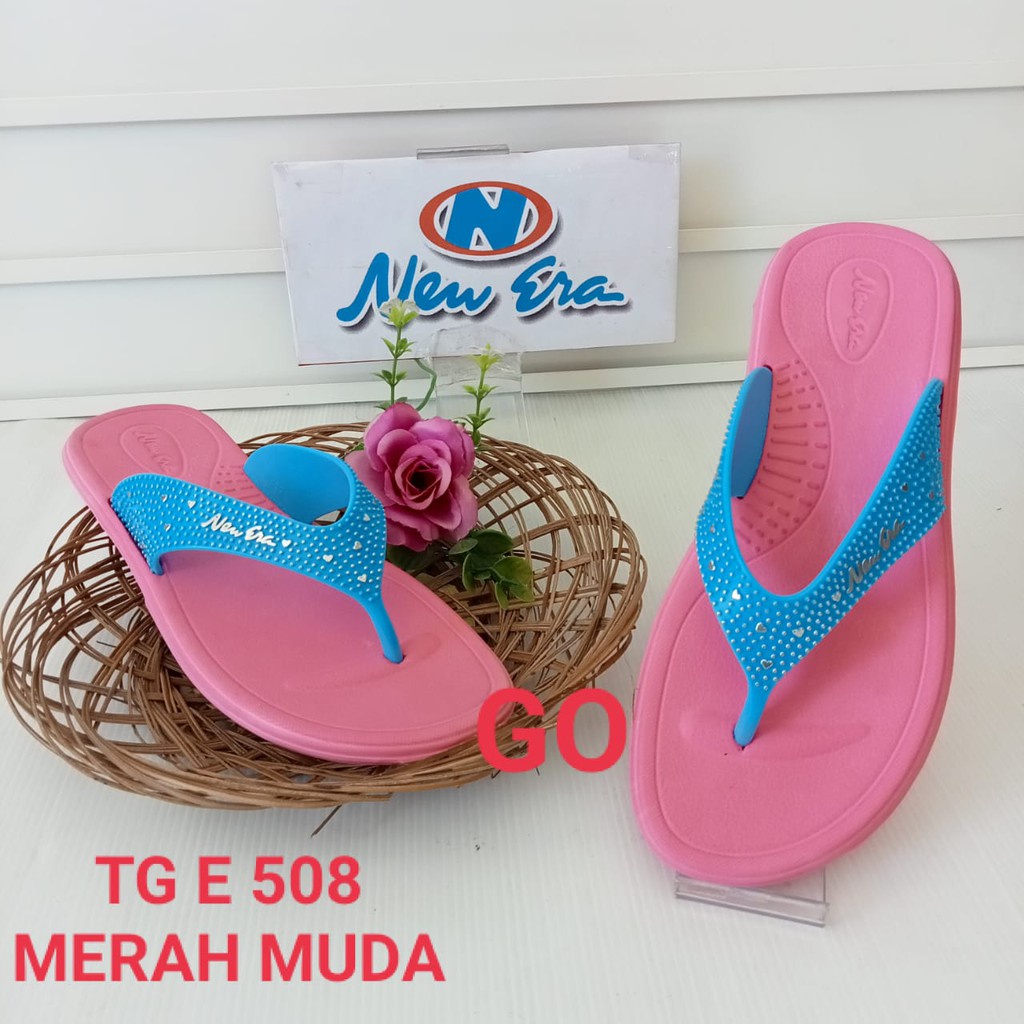 sogo NEW ERA TG CNC 508 Sandal Japit Anak Perempuan Tanggung Sendal Jepit Karet Anti Slip Original