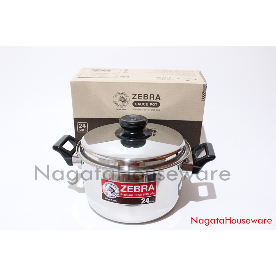 Panci Saus Stainless / Panci Masak / Panci Zebra / Panci Sop Sup Kuah / Soup Pot / Sauce Pot Zebra M