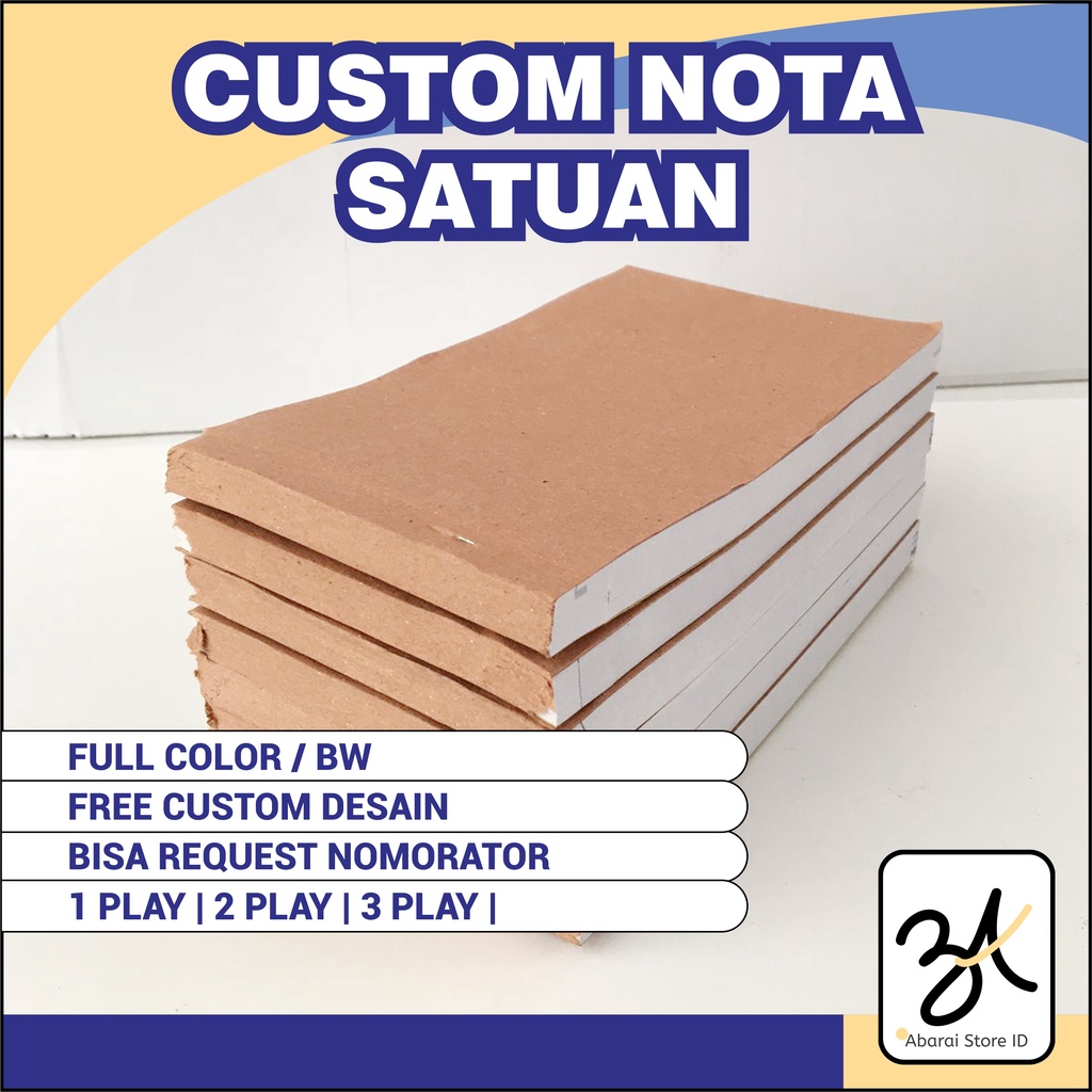 

Cetak Satuan Nota / Kwitansi / Bon Nota / Surat Jalan