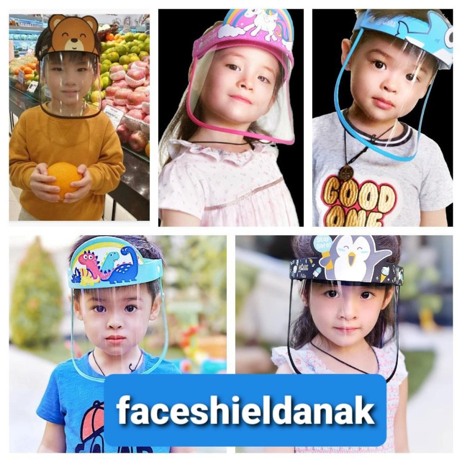 NEW ERA KIDS FACE SHIELD PELINDUNG WAJAH ANAK NEW ERA FS-04