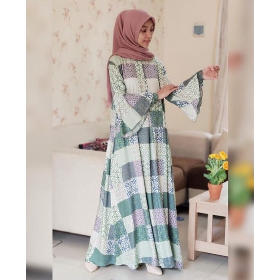 (GAMIS PROMO) MADINAH DRESS JADE