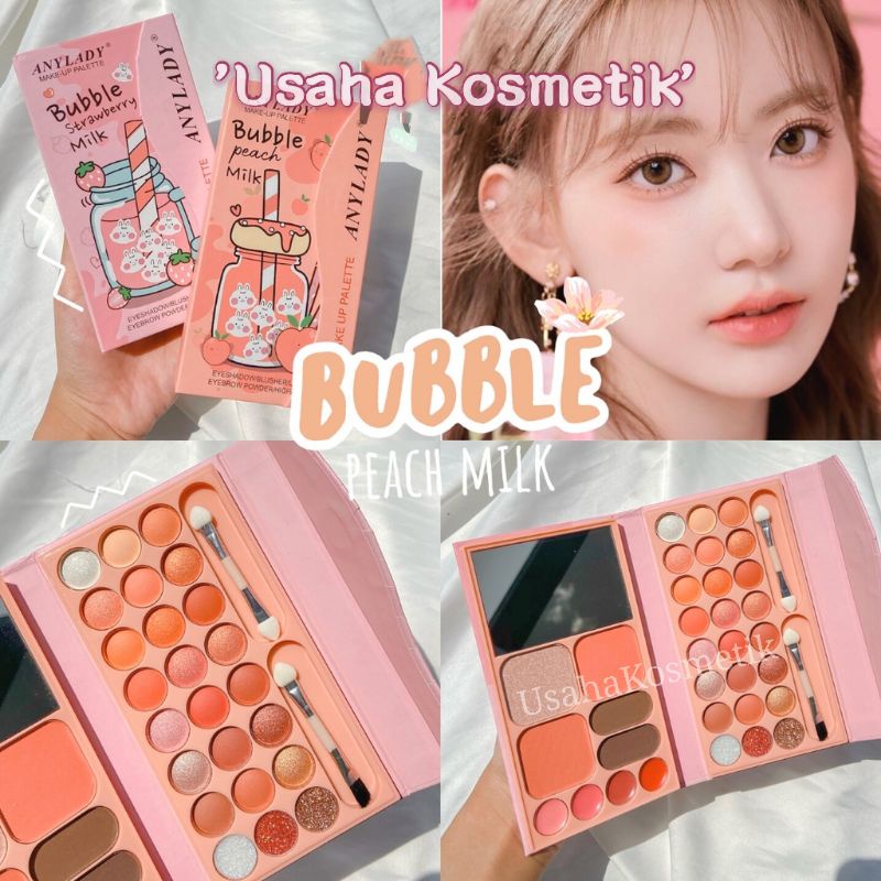 PROMO ECER!! EYESHADOW ANYLADY MAKEUP PALLETE BUBBLE ANYLADY  MAGIC UNICORN | WATERMELON PERPCS NO.8628B | 8636F | 8636N