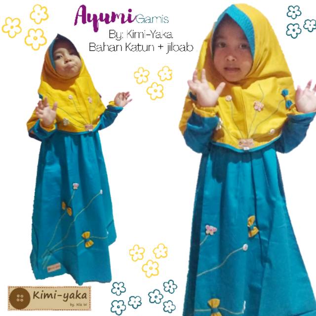 Ayumi Gamis anak cantik by Kimi-yaka/ Gamis terbaru 2020