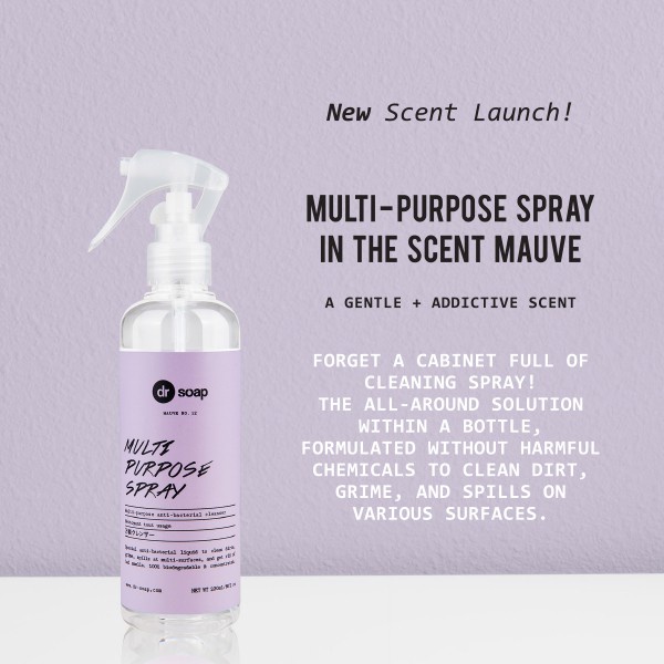 Dr Soap Multi Purpose Spray 230ml [ MAUVE ]