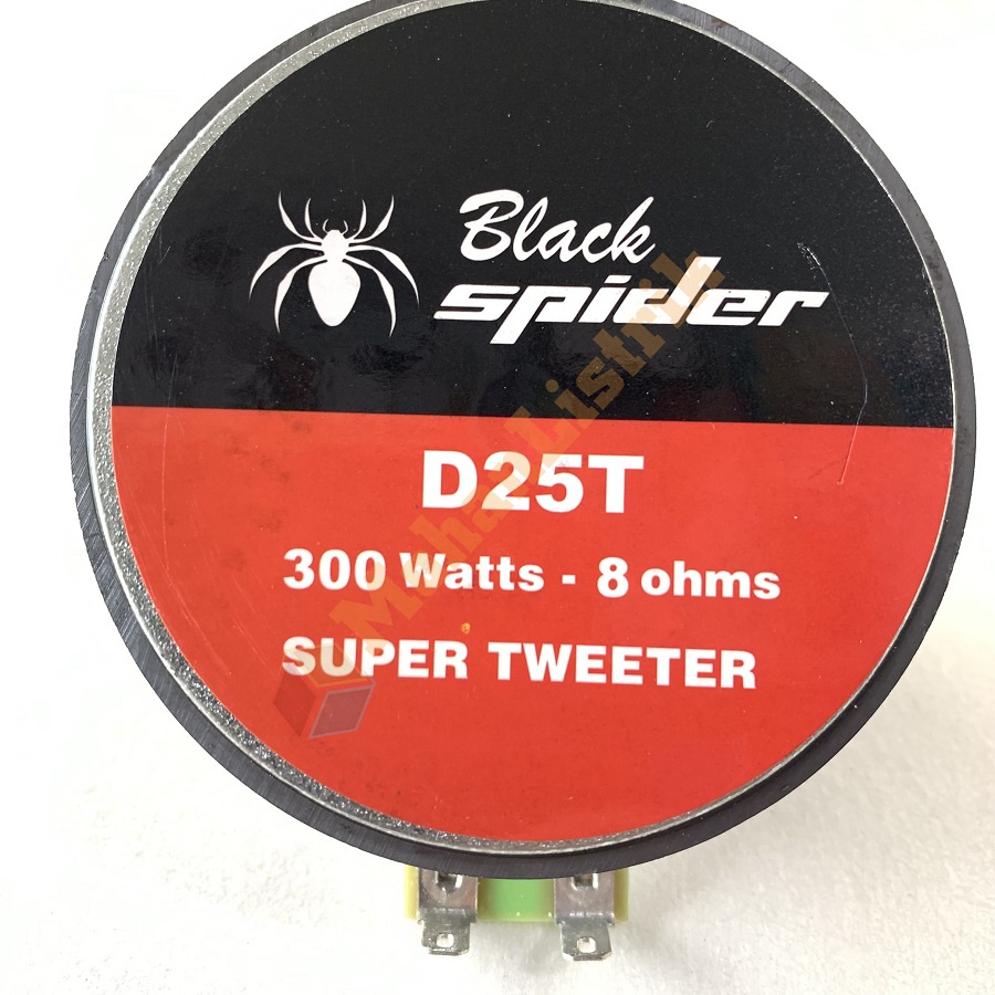 TWEETER TWITER BLACK SPIDER D25T 300WATT SUPER TUITER BLACKSPIDER D 25 T 300W