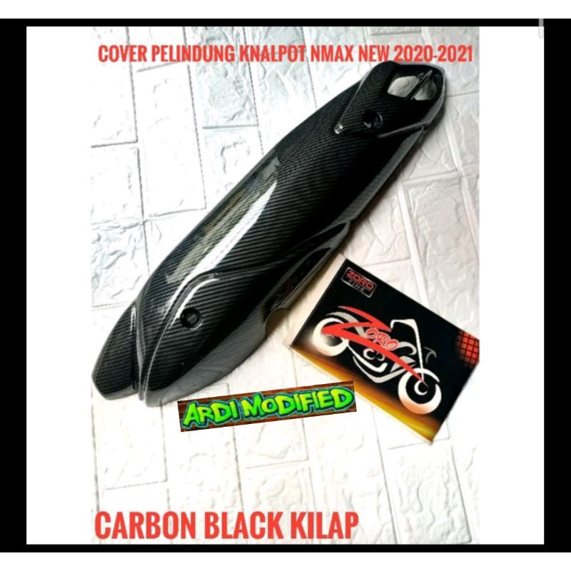 cover knalpot nmax 2020 - nmax 2021 - nmax new karbon