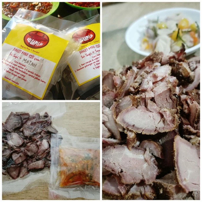 

sei sapi paket ekonomis 120 grm - sambal luat - BARU