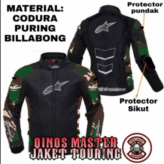 Jaket Army Allfinestars Jaket Touring Jaket Motor Touring Jaket Keren