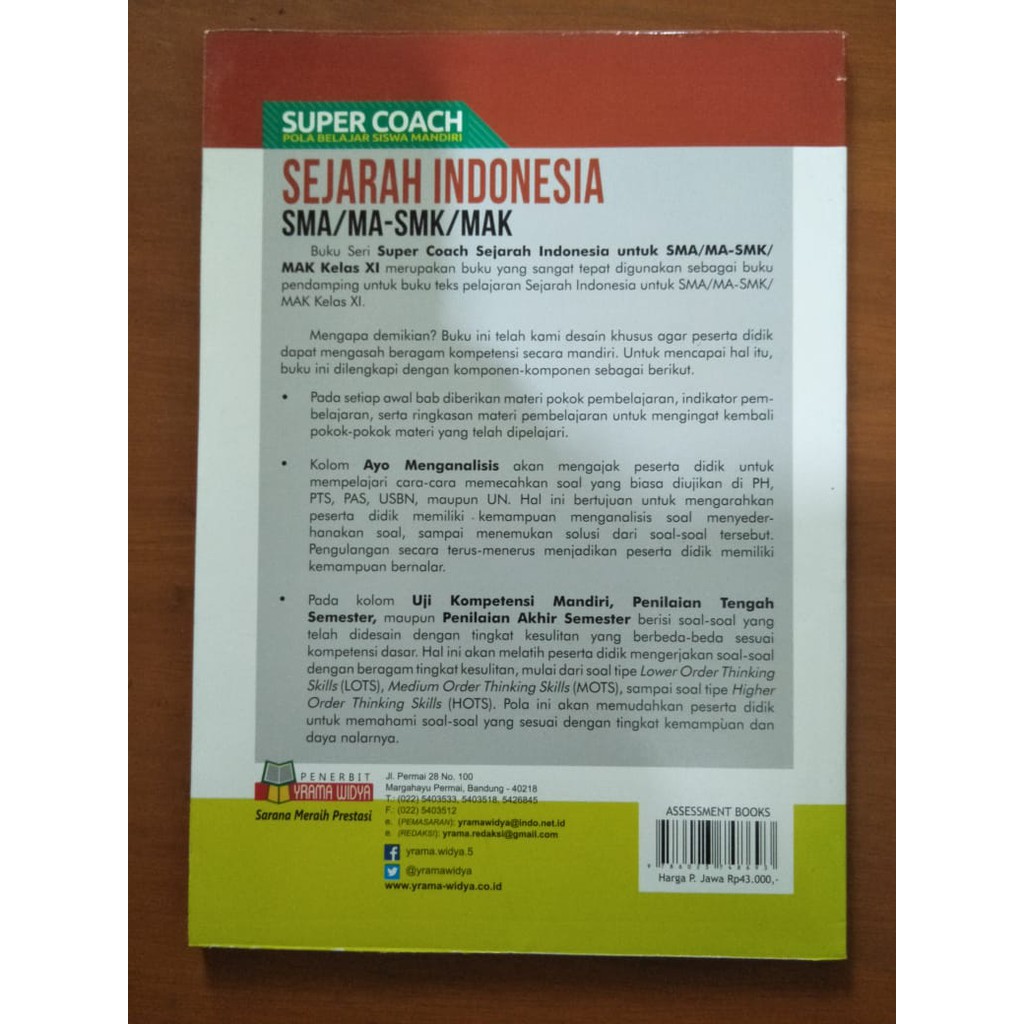 Buku Ringkasan Dan Latihan Soal Sejarah Indonesia Sma Ma Smk Mak Kelas Xi Kurikulum 2013 Revisi Shopee Indonesia