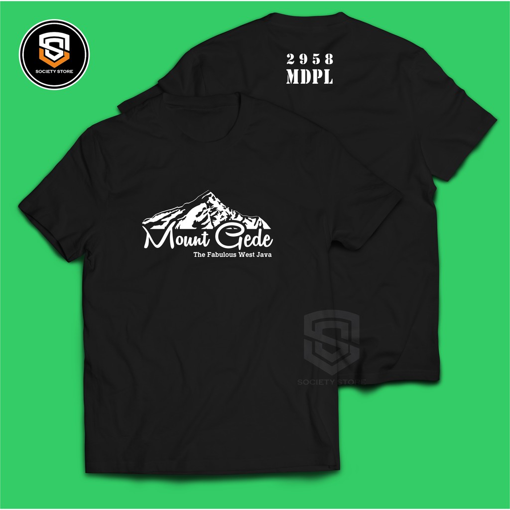 kaos gunung gede dual kaos adventure kaos pendaki kaos pecinta alam outdoor kaos distro