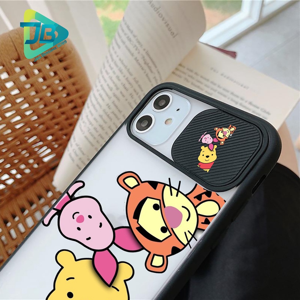 SOFTCASE SLINGCASE SLIDE PELINDUNG KAMERA WINIE THE POOH SAMSUNG OPPO VIVO REALME IPHONE XIAOMI ALL TYPE JB5153