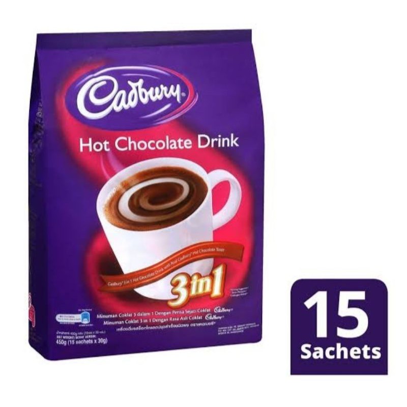 

CADBURY HOT CHOCOLATE DRINK 3 IN 1 450 G