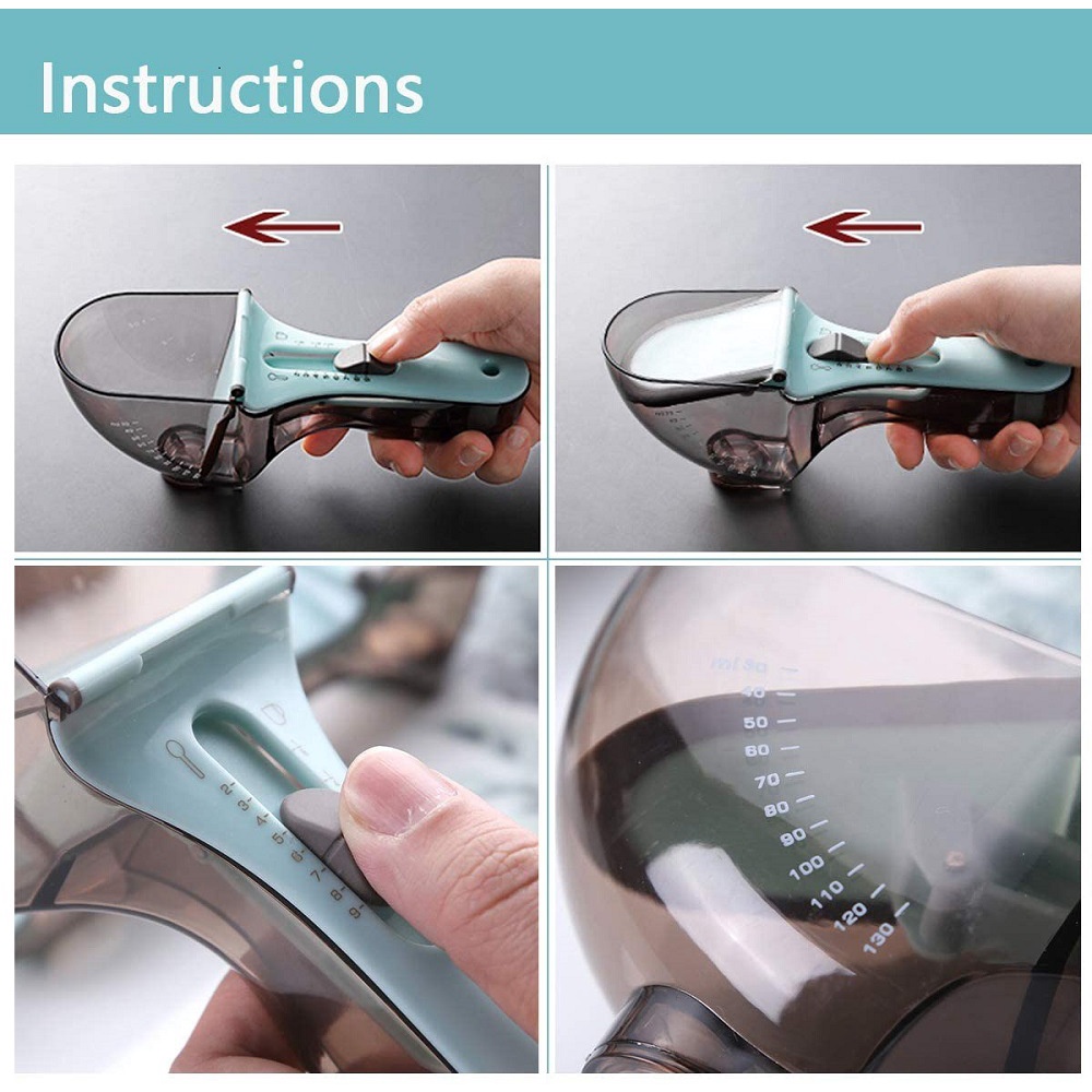 BABEE - SENDOK TAKAR/ADJUSTABLE MEASURING SPOON SENDOK UKUR MINYAK BUMBU MAKANAN