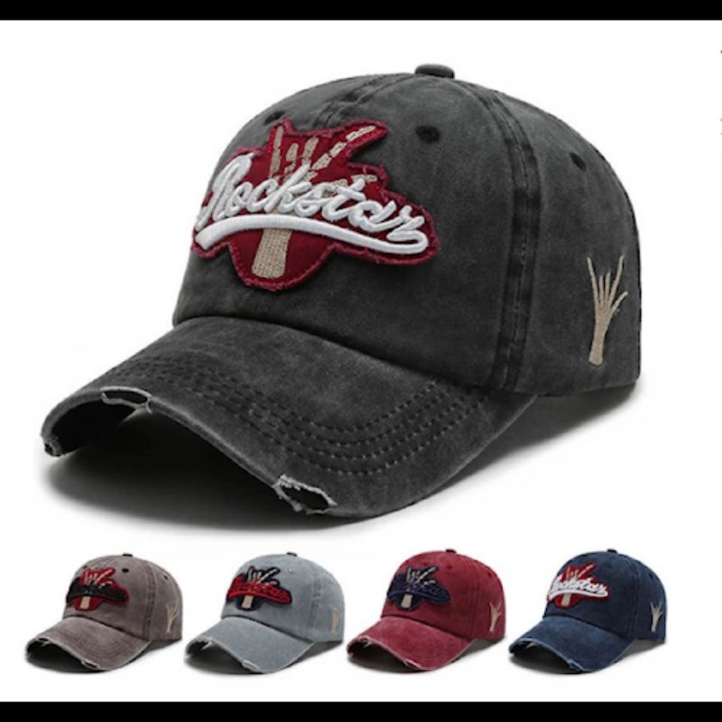 Topi Baseball Retro Cap Topi Rockstar
