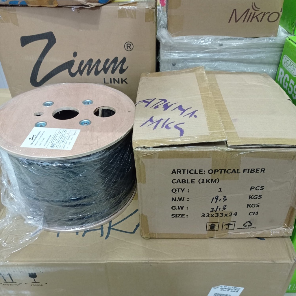 ZIMM LINK KABEL FO DROP WIRE 1 CORE 3 SELLING 1000 METER