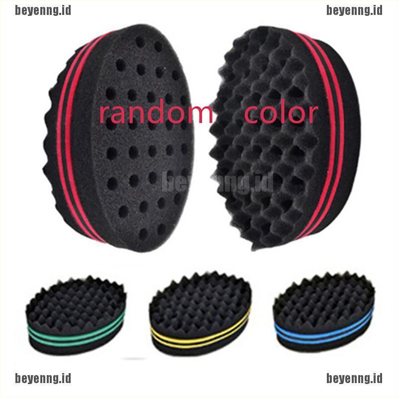 Bey Sisir Spons Warna Hitam Untuk Rambut Gimbal / Keriting Afro