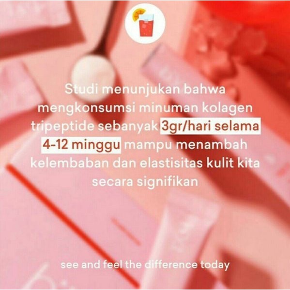 Byt Colla 1 Box isi 16 Sachet Beauty Collagen Drink / Minuman Kolagen Kecantikan Vitamin Kulit Glowing  BPOM Asli Original 100%