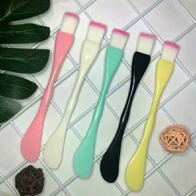 KUAS + SPATULA MASKER 2IN1