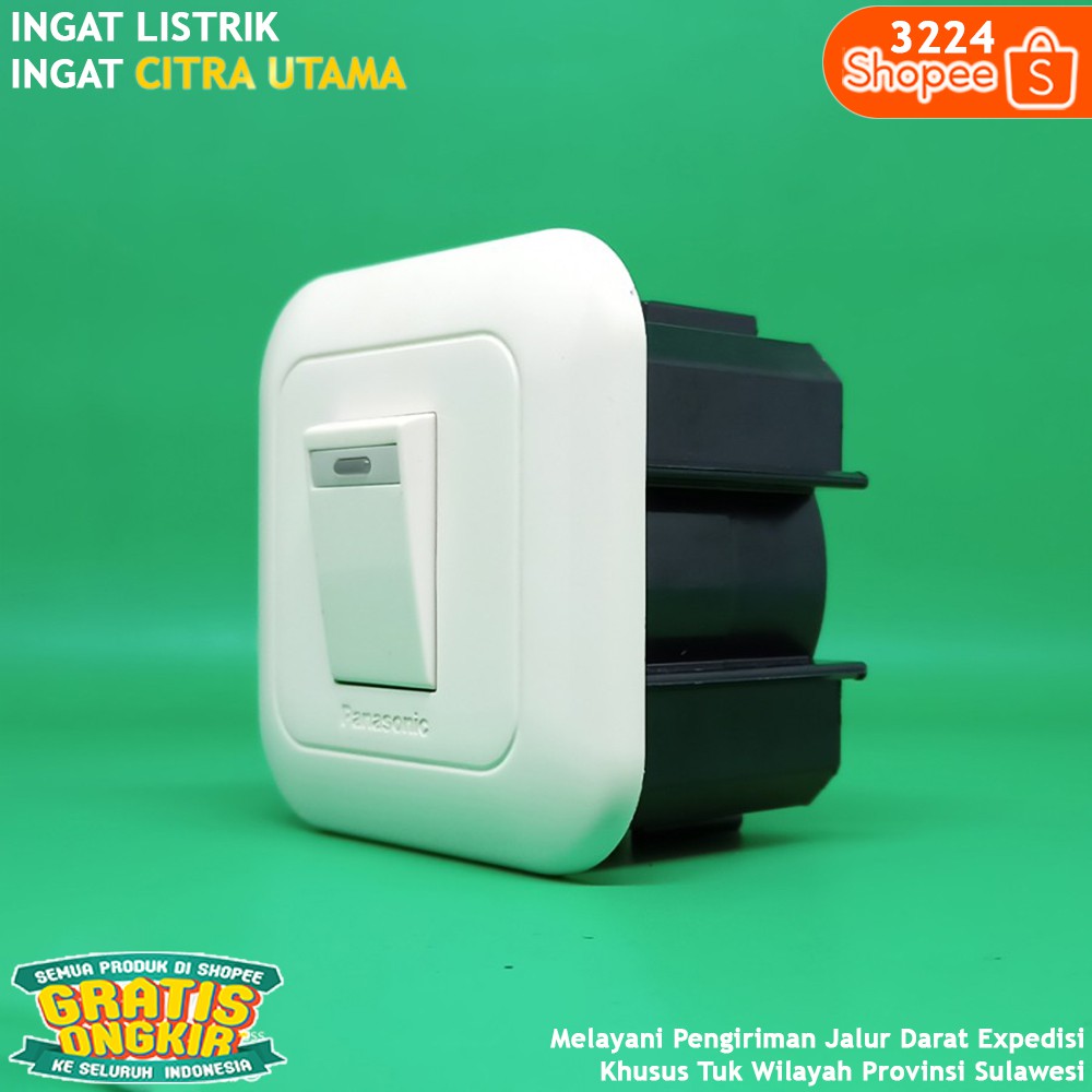 SAKLAR ENGKEL IB + LAMPU INDIKATOR + INBOW DOS PANASONIC K3224