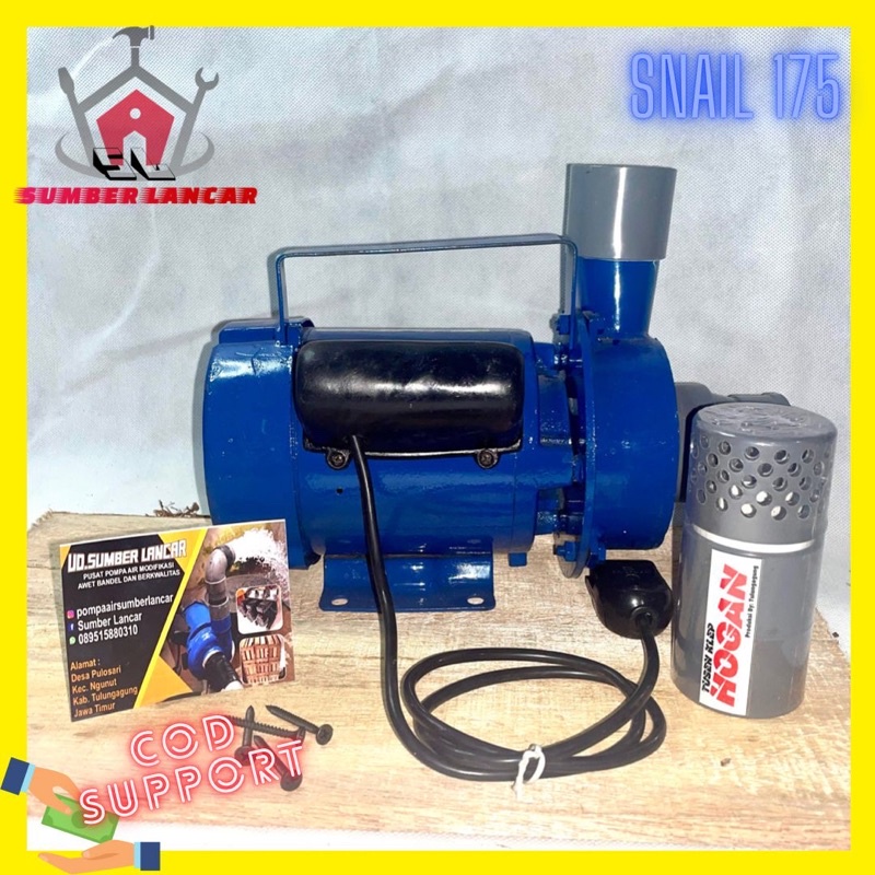 POMPA AIR 1,5 inchi modif  + Tusen klep / pompa air obohan 1,5 Dim 175watt untuk kolam terpal kolam 