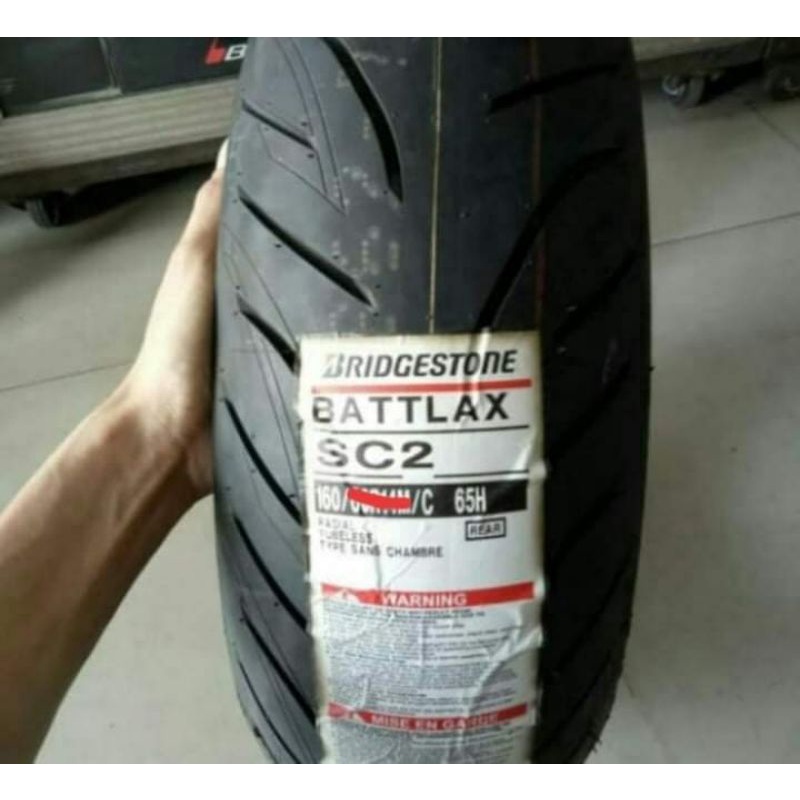 ban luar battlax sc2 ukuran 160/60-15 ban tubeless