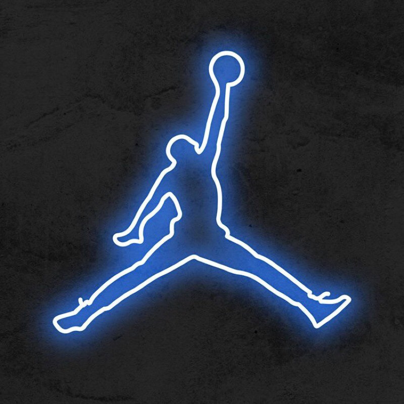 

NEON SIGN ICON COSTUM "Jordan” Size 25 X 25 cm