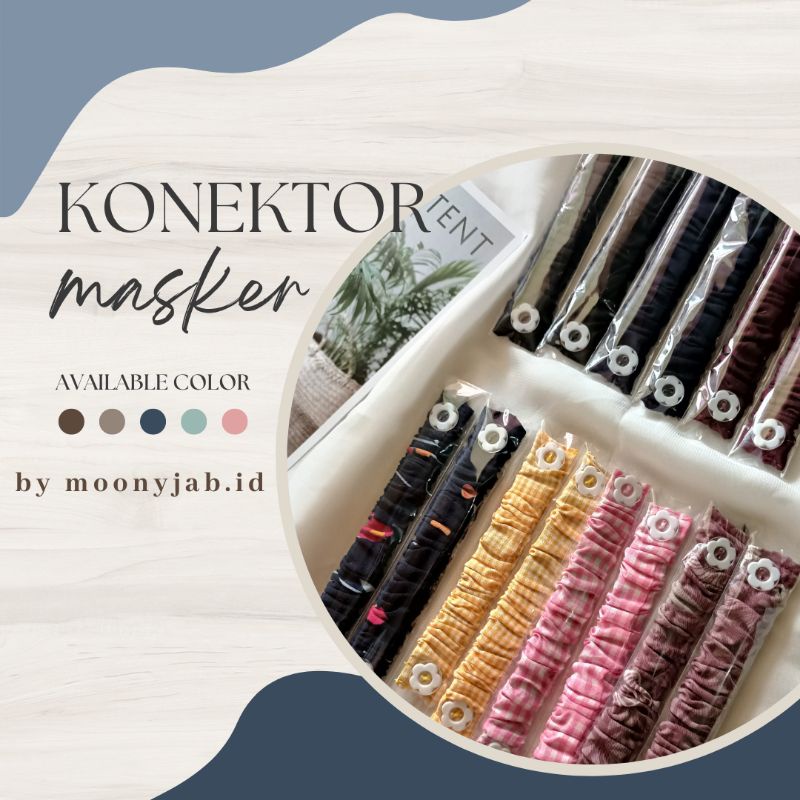 KONEKTOR MASKER/TALI MASKER HIJAB/SOUVENIR