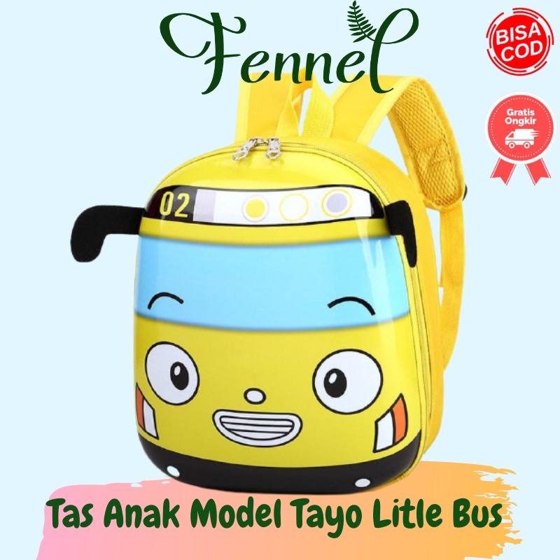 Tas Ransel Sekolah Anak Backpack Model Bus Tayo E-300