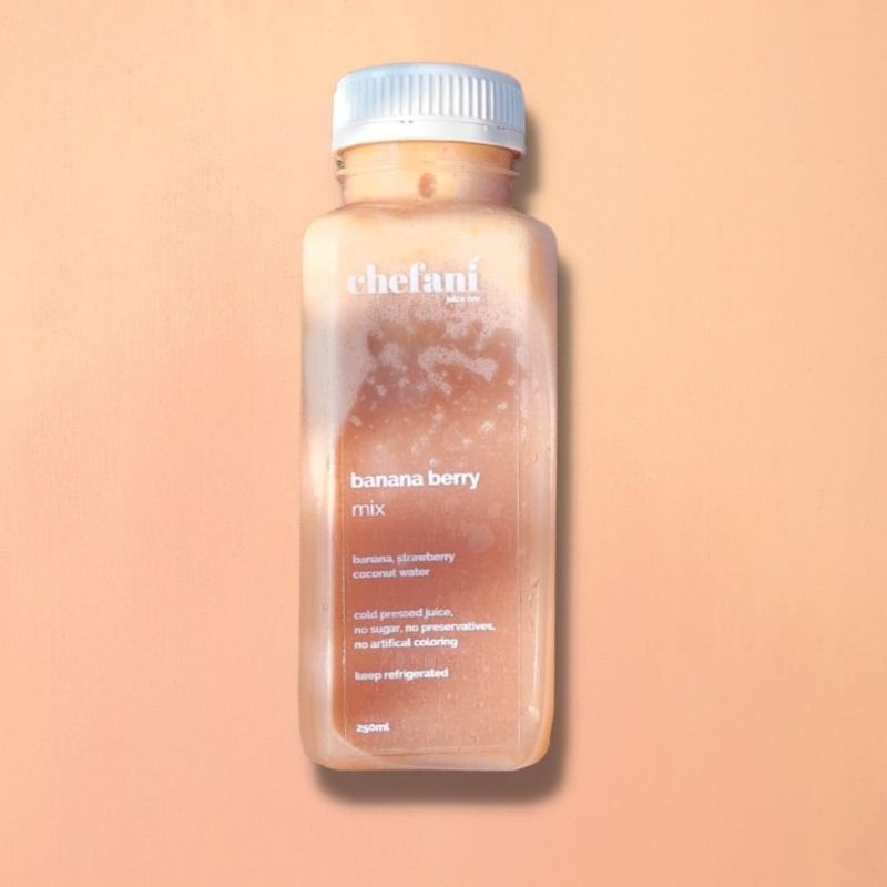 

Cold Pressed Juice Chefani Banana Berry Mix