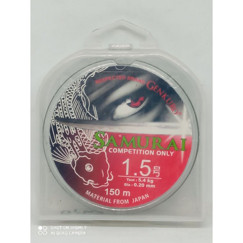 Tali Pancing Samurai No.0,20 mm ( Panjang 150 m )