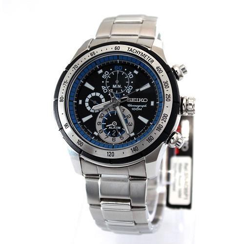 Seiko SNAC85P1 Chronograph Alarm Men SNAC85 Jam Tangan Pria Original