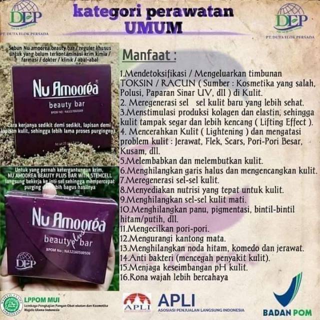 Nu Amoorea beauty plus bar dan Nu Amoorea beuty bar