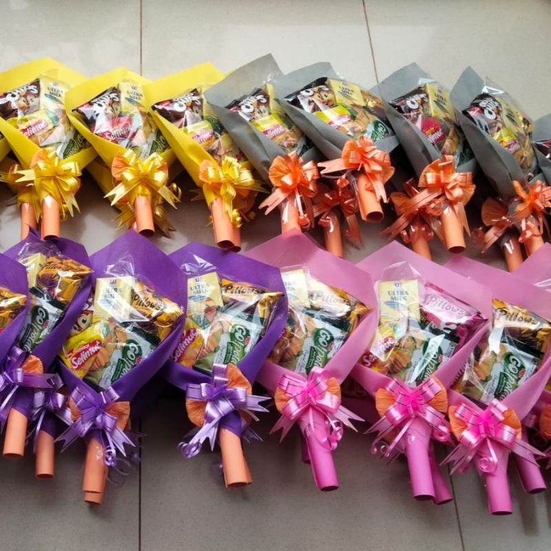 

Buket Snack Souvenir Ulang tahun (Ultra ekonomis)