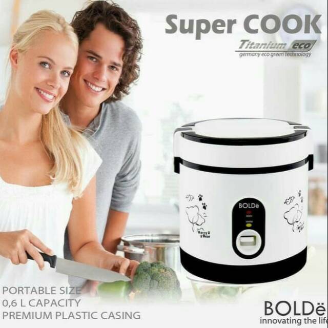 RICE COOKER MINI 3 IN 1 SUPER COOK 0,6 LITER BOLDE,  RICE COOKER MINI