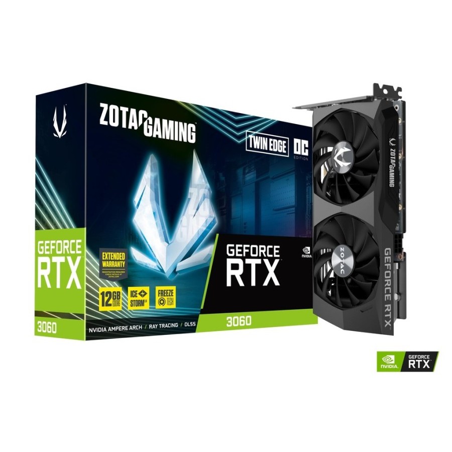 ZOTAC GAMING GeForce RTX 3060 Twin Edge OC 12GB 256BIT GDDR6