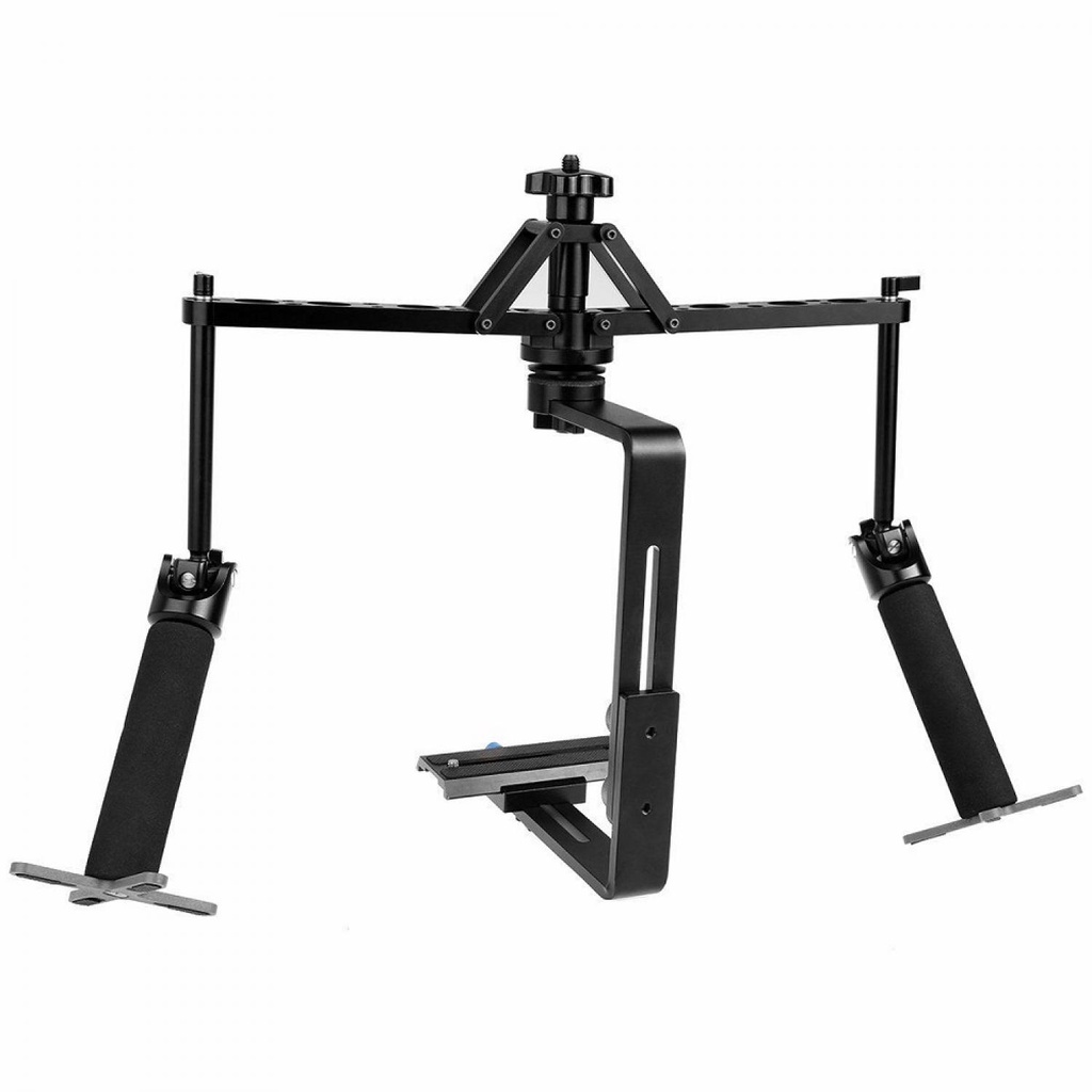 (BISA COD) FTIHSHPHandheld Stabilizer Camera Rig Gimbal 2-Axis for DSLR Canon Nikon Sony