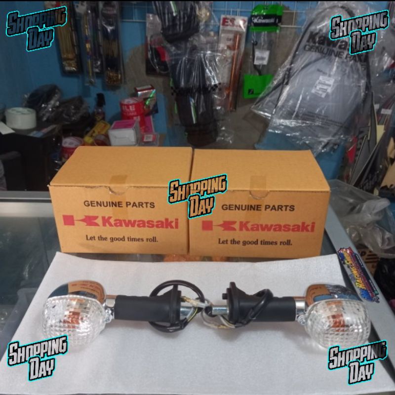 lampu sen sein depan belakang kanan kiri ninja r ninja ss bening ORIGINAL