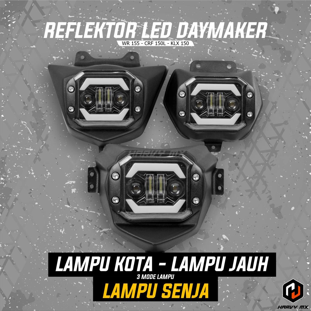 Reflektor LED Lampu Depan Sumo DAYMAKER HRV CRF 150L KLX BIGFOOT DTRACKER New WR 155 Supermoto