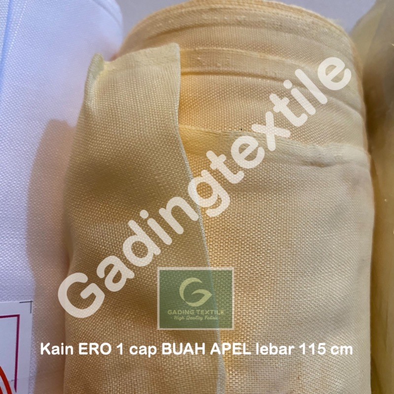 ( per setengah meter ) kain furing ERO 1 ERRO HERO cap BUAH APEL lb 115 cm eceran bahan lapisan baju gamis busana muslim rok dekorasi