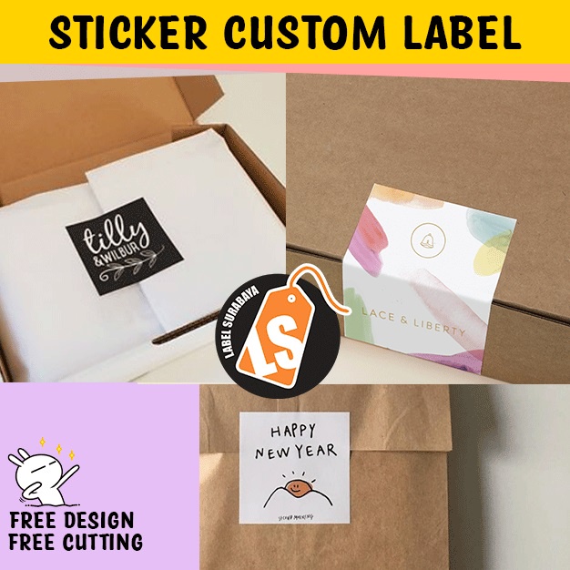 

Cetak Stiker Label Custom Bulat Kotak untuk Kemasan Produk
