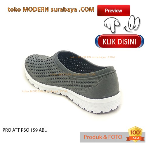 Pro Att Pso 159 Abu Sepatu Pria Slip On Karet