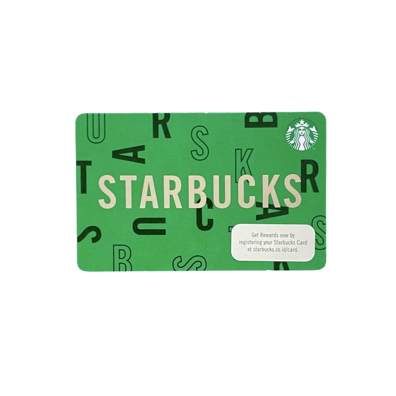 Global Wordmark Starbucks Indonesia Card Kartu Paper 2022